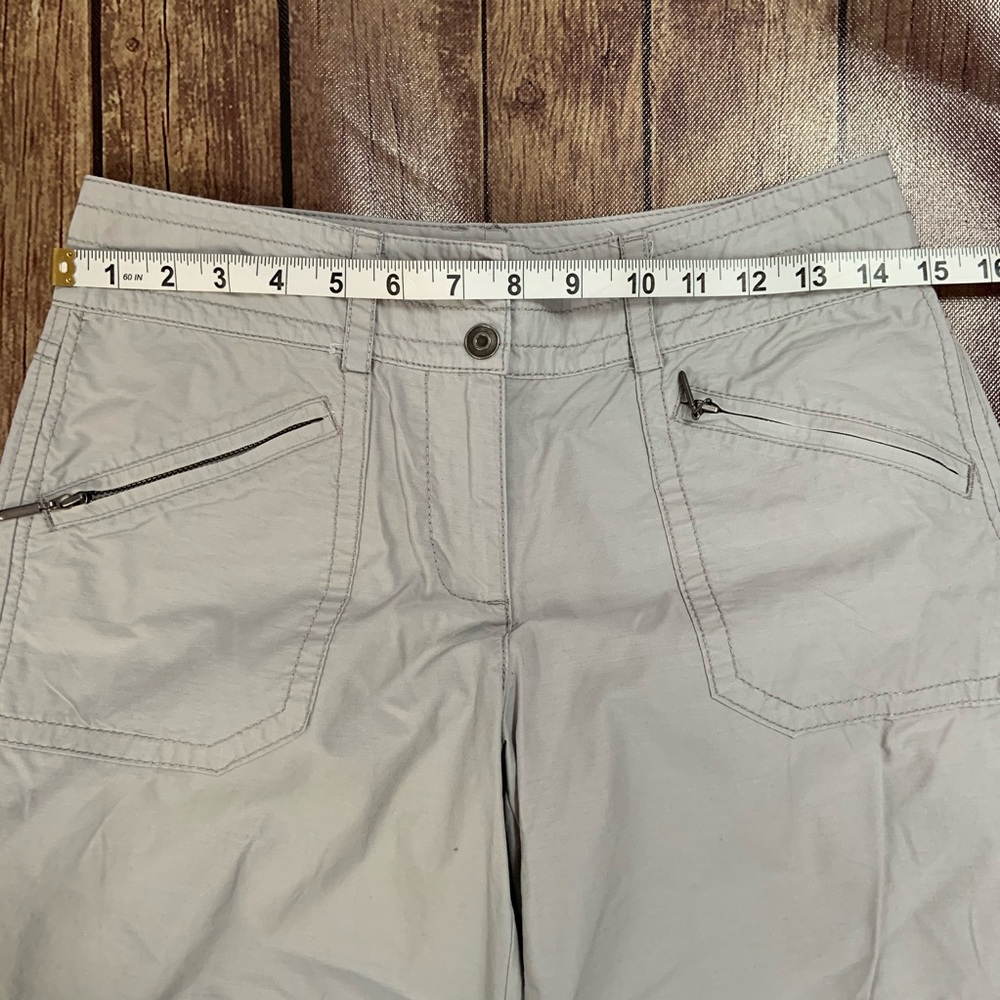 Loft Light Gray Ann Capris - Picture 2 of 6